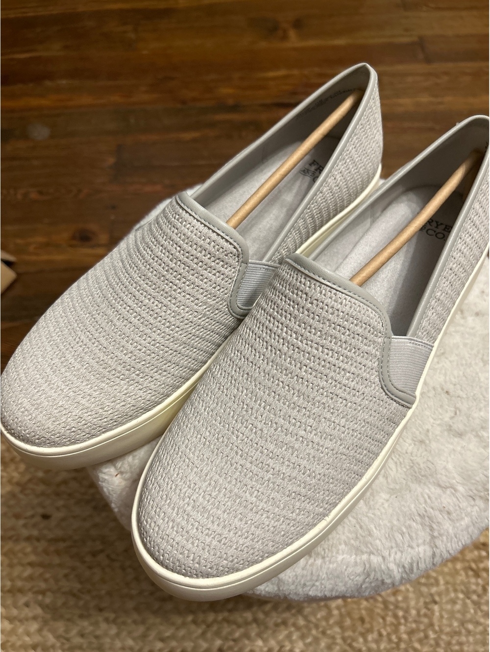 Frye and Co. Talon Grey Slip-On Sneakers Size 11M